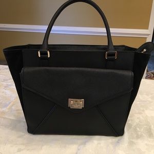Kate Spade, leather and suede handbag, gently used